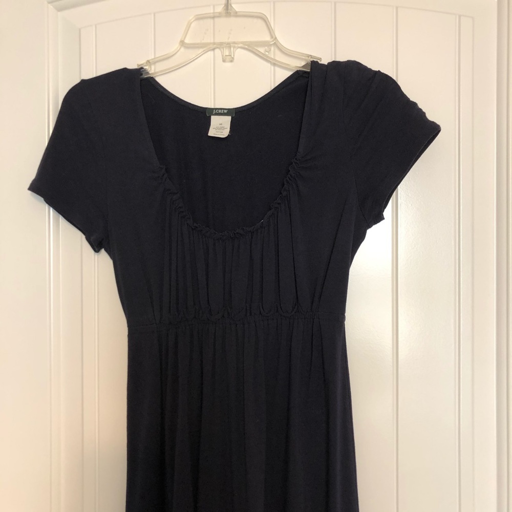 XS J. Crew Navy Knit Dress